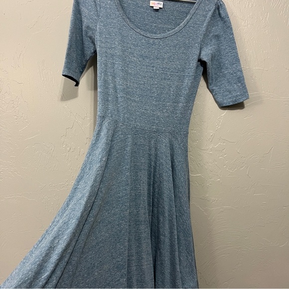LuLaRoe Nicole Dress Size XS blue - Picture 4 of 10